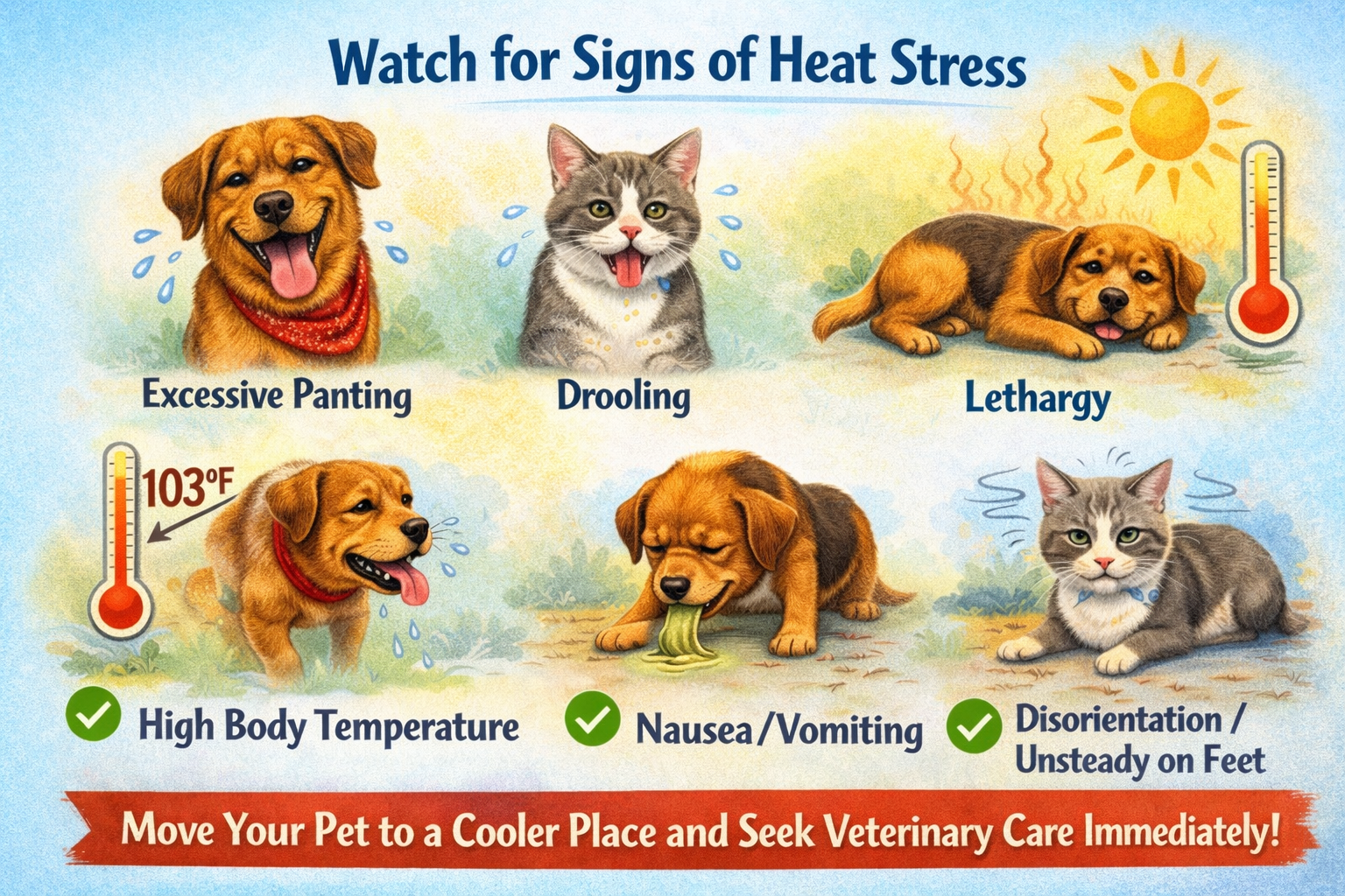 Keep Pets Safe in Summer